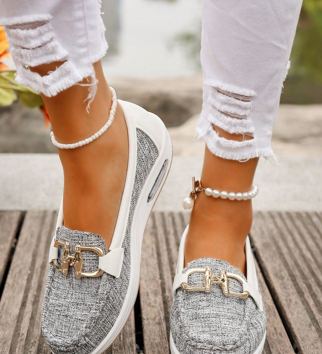 Ellie - Flache Schnallen-Lauflernschuhe