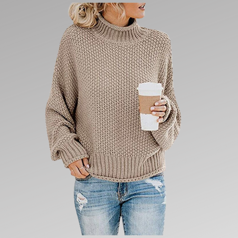 Margaux | Oversize Pullover mit Rollkragen