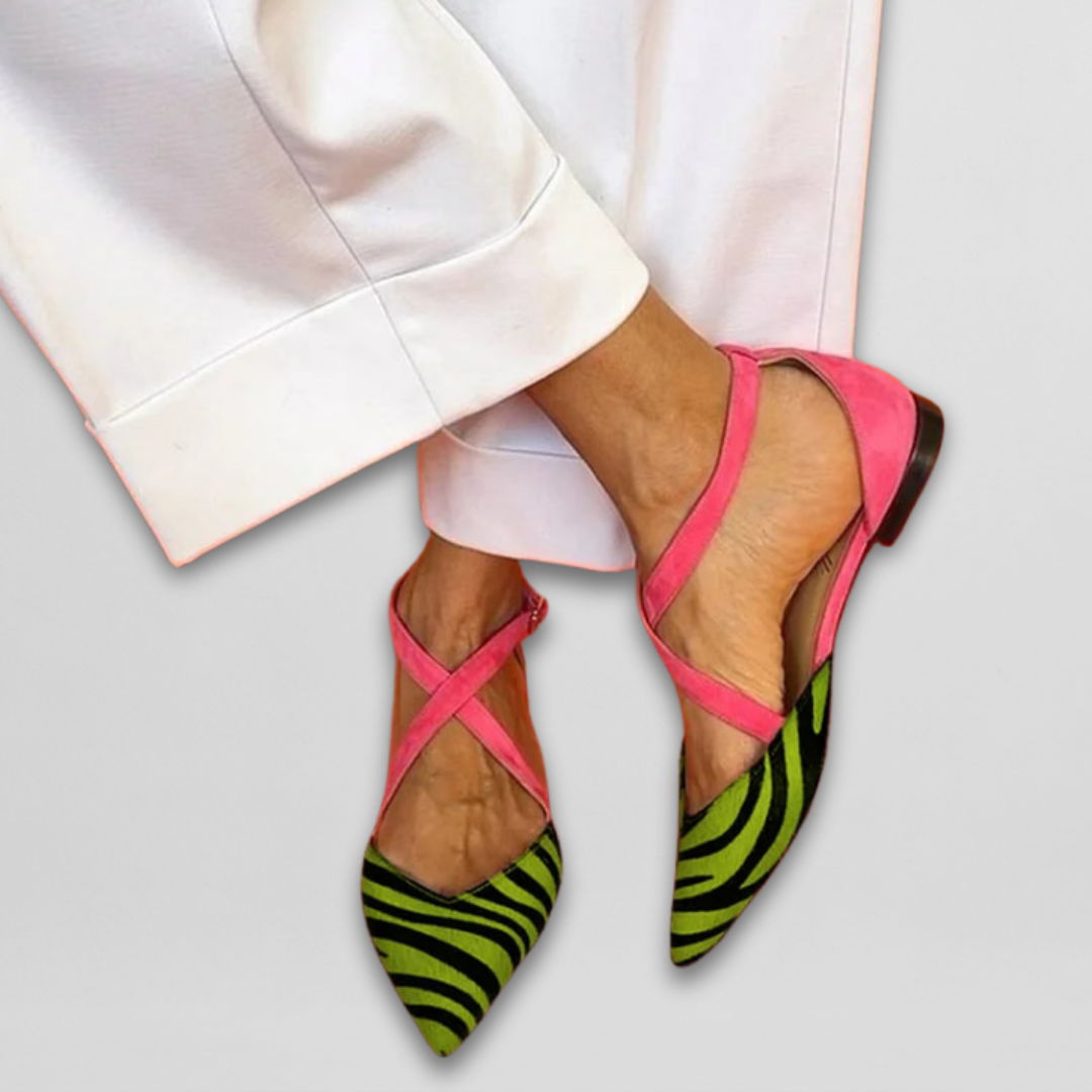 Fern | Ballerinas mit Riemen
