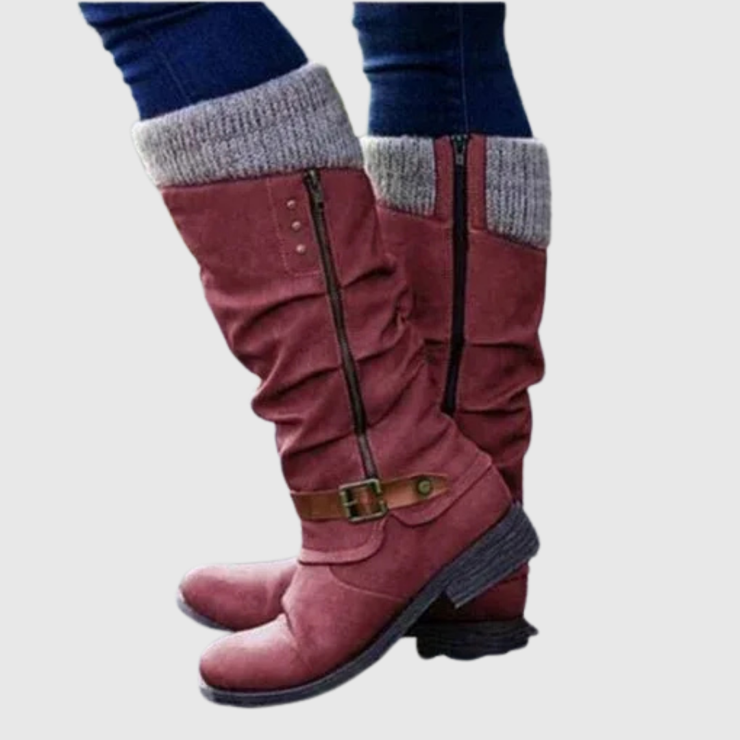 Damen Lederstiefel — THESSARA