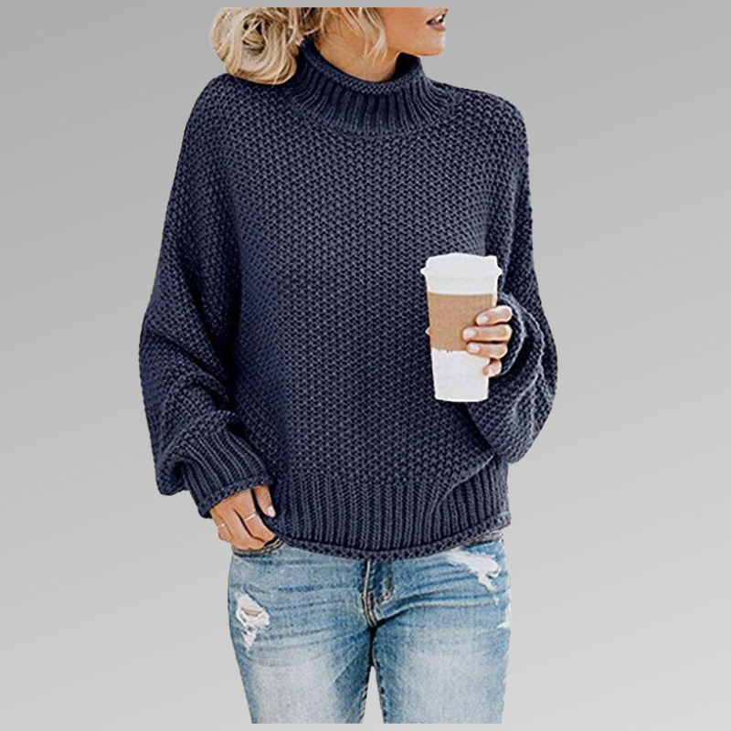 Margaux | Oversize Pullover mit Rollkragen