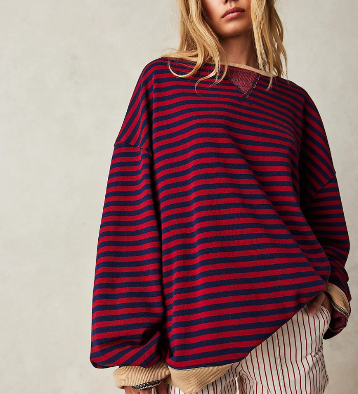 Dorothee | Oversize Pullover mit Fledermausärmeln