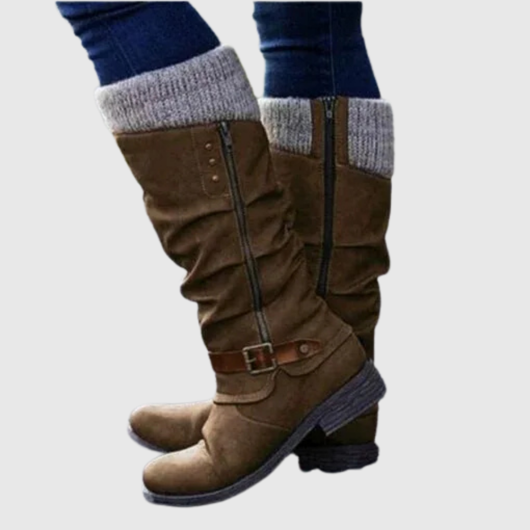 Damen Lederstiefel — THESSARA
