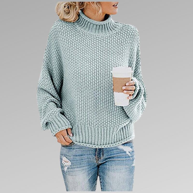 Margaux | Oversize Pullover mit Rollkragen