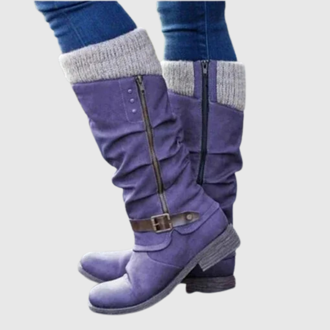 Damen Lederstiefel — THESSARA