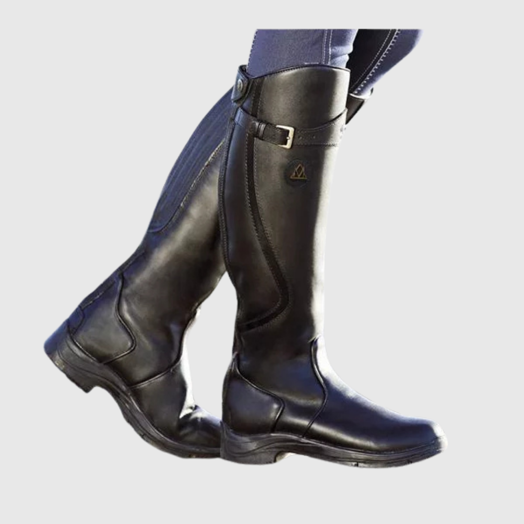 Damen Lederstiefel — DELYRA
