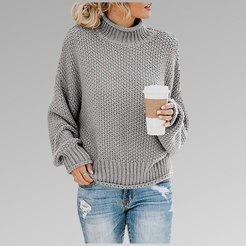 Margaux | Oversize Pullover mit Rollkragen