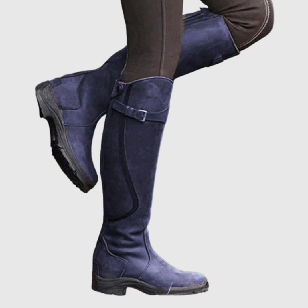 Damen Lederstiefel — DELYRA