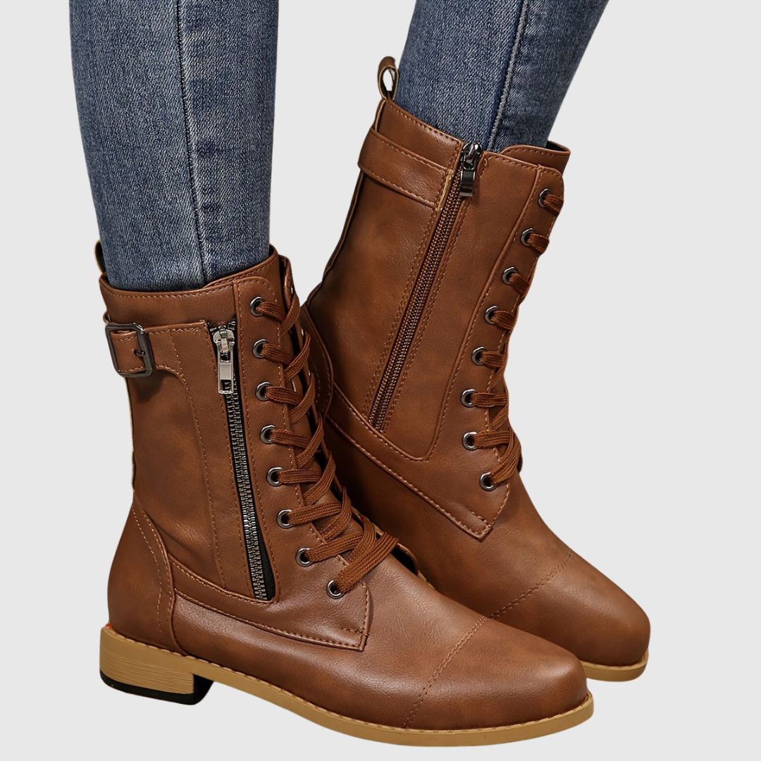 Damen Lederstiefel — CARMINE