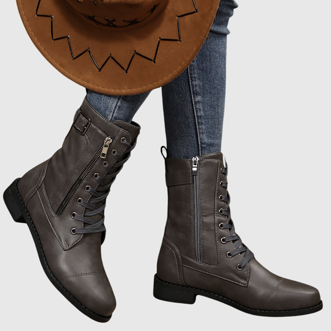 Damen Lederstiefel — CARMINE