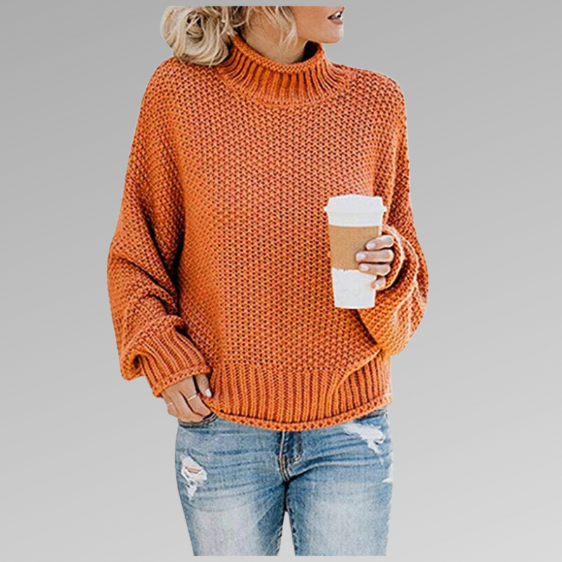 Margaux | Oversize Pullover mit Rollkragen