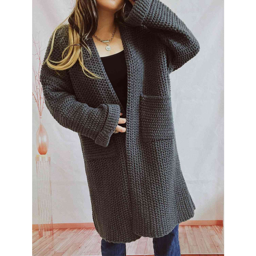Jeannette | Dickes Oversize-Cardigan Offen