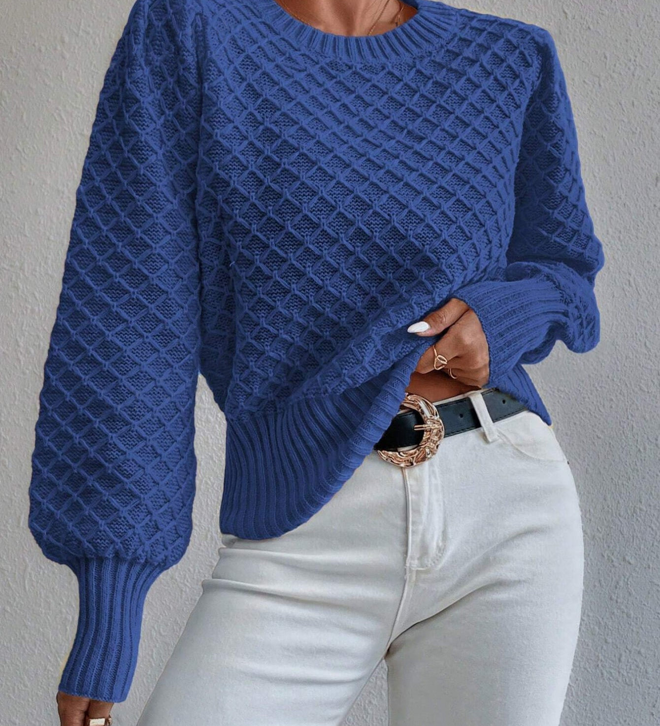 Ines | Pullover mit Rundhalsausschnitt für Damen