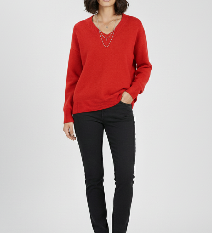 Ingrid | Pullover mit V-Ausschnitt