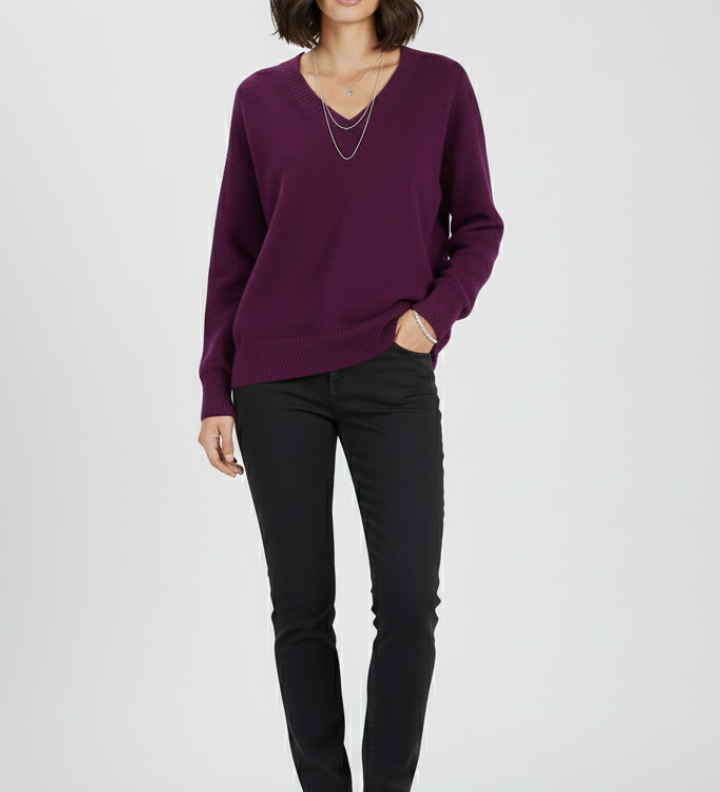 Ingrid | Pullover mit V-Ausschnitt