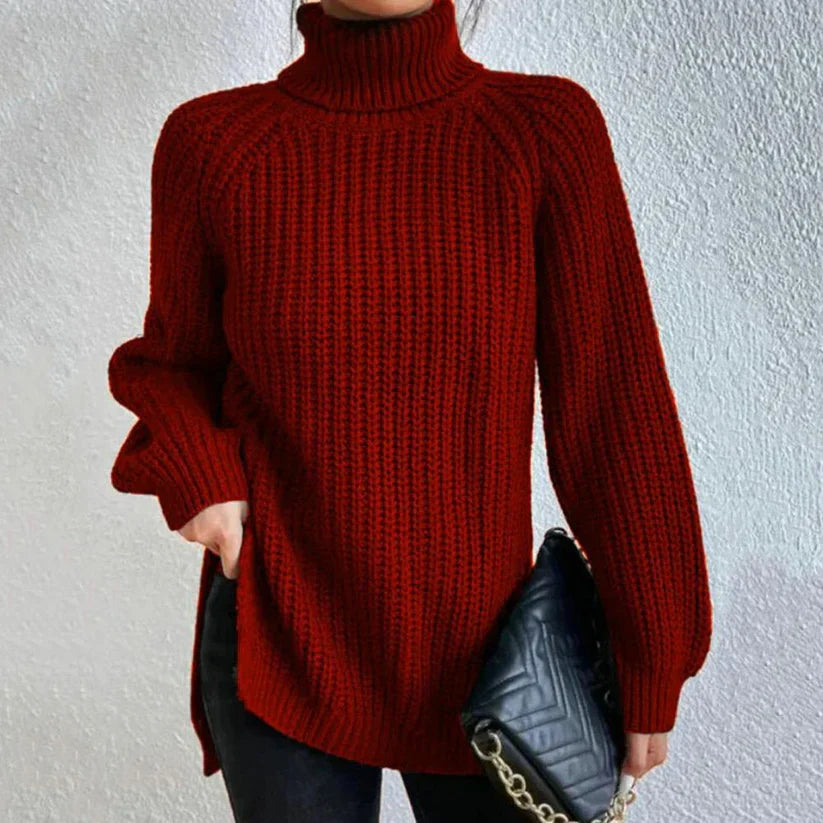 Diane | Oversized Pullover mit Rollkragen