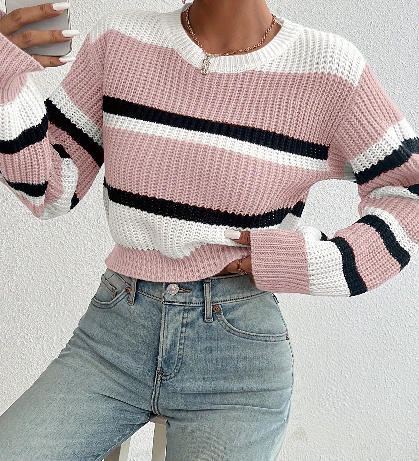 Eleonore | Kurzpullover gestreift