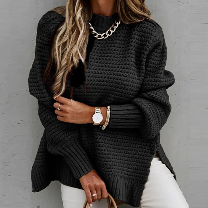 Quintine | Grober Oversize-Pullover