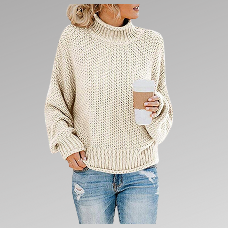 Margaux | Oversize Pullover mit Rollkragen